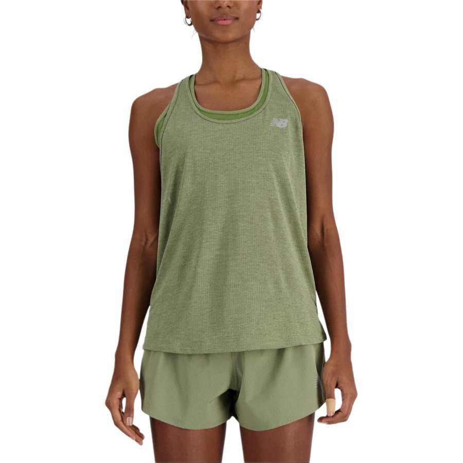 New Balance New Balance Athletics Tank Top Women's Dark Olive Stone Color