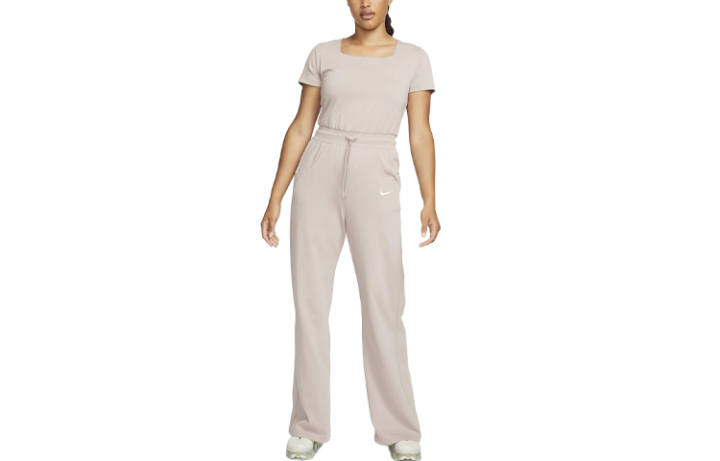Nike Nike Jumpsuits Women's Light Taupe Moderate Straight Fit Pants