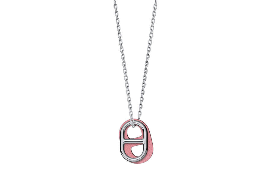 HERMES O'Maillon Necklaces Women's Cherry Blossom Pink