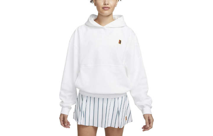 Nike Nike Sweatshirts Women's White Hooded Moderate Regular