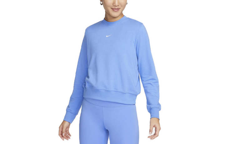 Nike Nike Sweatshirts Women's Blue Crew Neck Moderate Regular