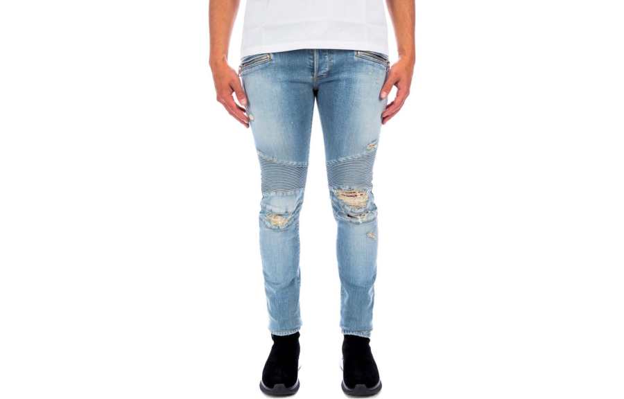 BALMAIN Balmain slim-fit ripped jeans