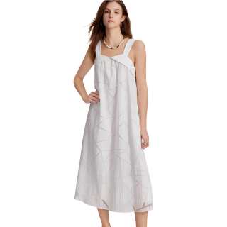ELLE Slip Dresses Women's White