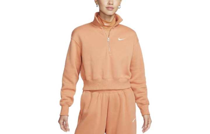 Nike Nike Sweatshirts Women's Orange Turtleneck Moderate Regular