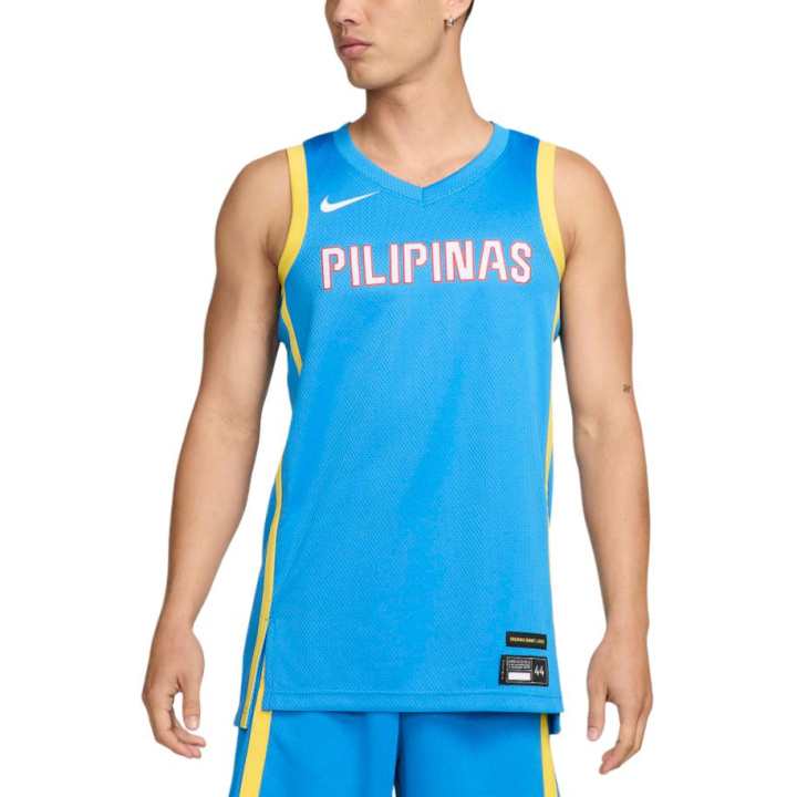 Nike Nike SS24 Basketball Jersey Men's Light Photo Blue/Tour Yellow