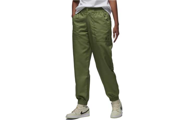 Jordan Jordan Casual Pants Women's Green Moderate Cuffed Pants