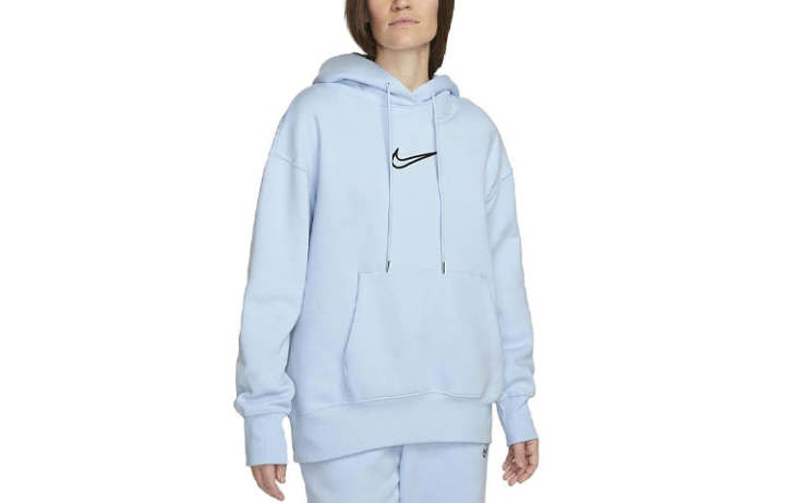 Nike Nike Sweatshirts Women's Sky Blue Hooded Thickened Regular