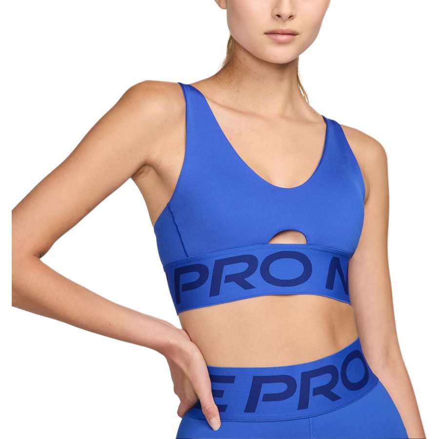 Nike Nike Pro Indy Plunge Sports Underwear Women's Royal Blue