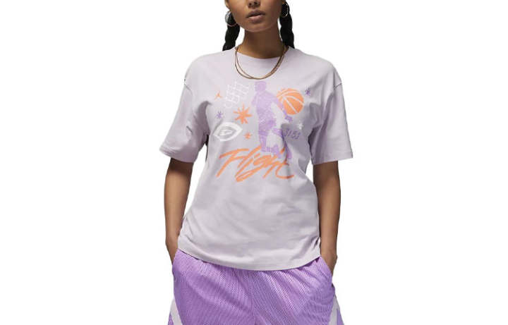Jordan Jordan Drop Shoulder Sleeve T Shirt Women's White
