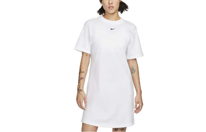 Nike Nike Sportswear Essentials Short Sleeved Dress Women's White