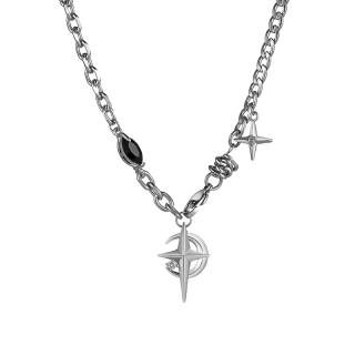 TRIDENT Titanium Steel Necklaces Unisex