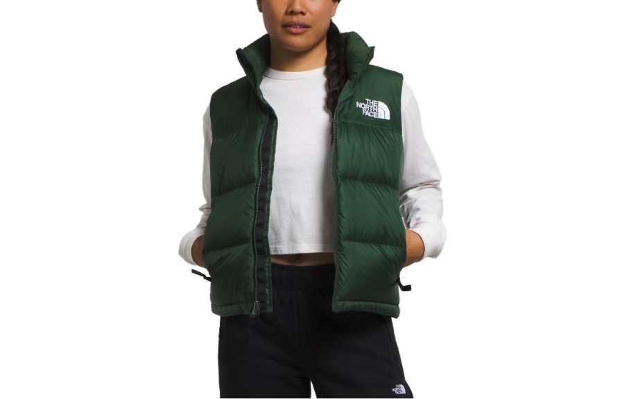 THE NORTH FACE Tank Tops Women's Green Stand Collar Moderate Other