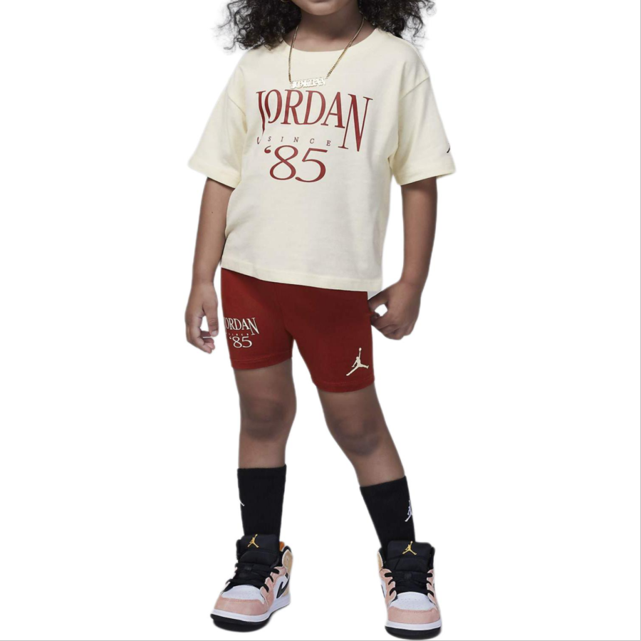 Jordan Jordan Brooklyn Infant And Toddler Suit Sand Dune Red Infant And Toddler