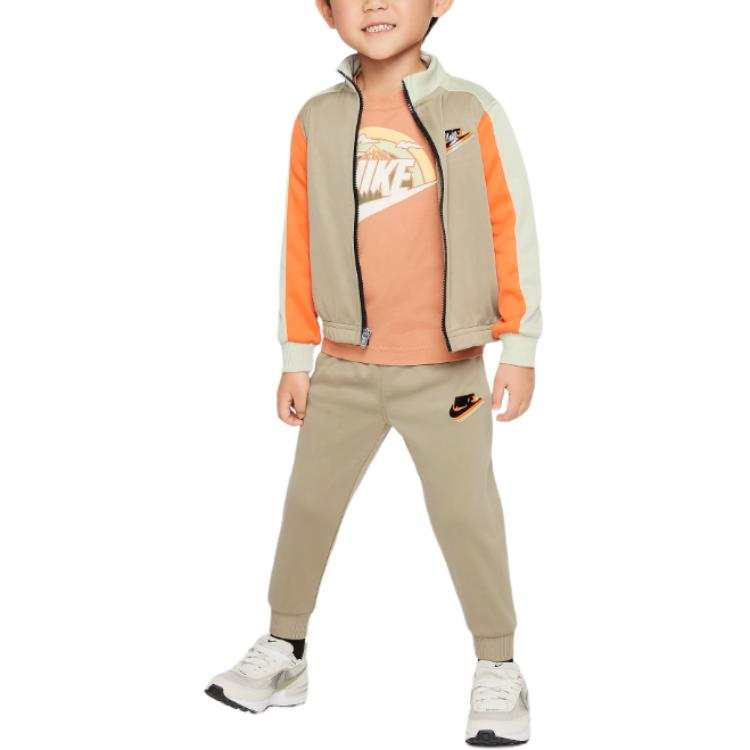 Nike Nike Dri FIT Sport Infant And Toddler Suit Unisex Olive Infant And Toddler