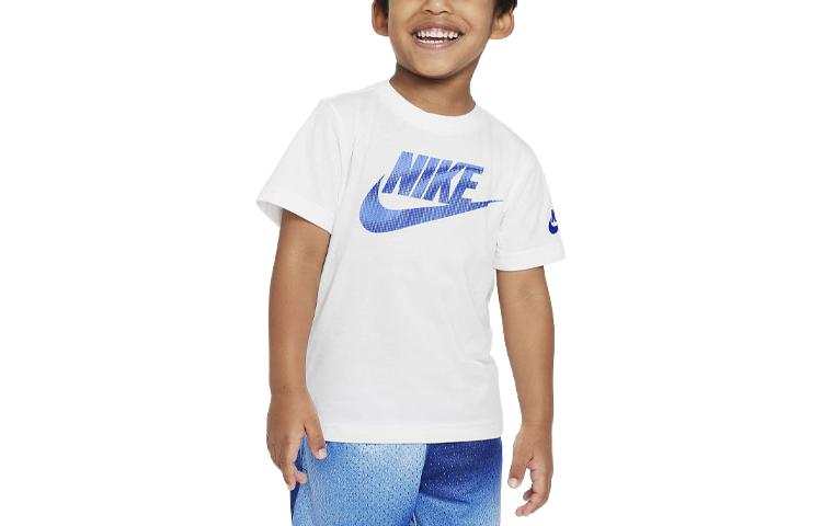 Nike Nike T Shirt Kids' Apparel Brandmark Futura Tee White Infant And Toddler