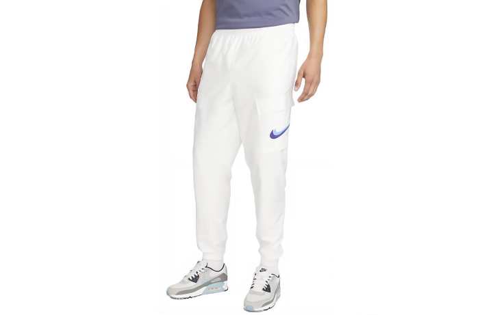 Nike Nike Knitted Sweatpants Men's White Moderate Cuffed Pants