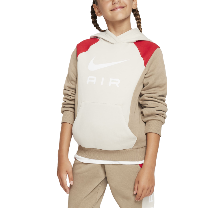 Nike Nike Sweatshirt Khaki/Light Oregon Brown/University Red/White Teenagers