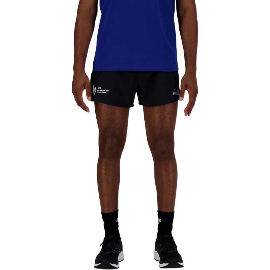 New Balance New Balance NYC Marathon Impact Run Casual Shorts Men's Black Moderate