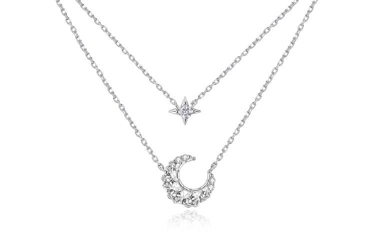 FANCI 925 Silver Zircon Necklaces Women's