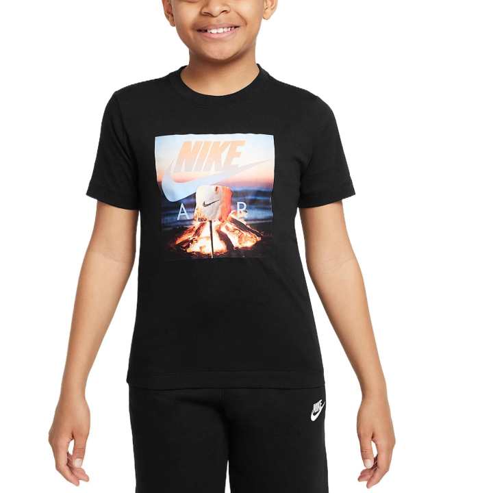 Nike Nike Sportswear T Shirt Black Teenagers
