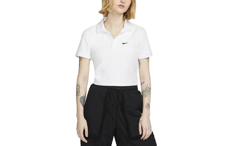 Nike Nike Sportswear Essentials Polo Shirt Women's White