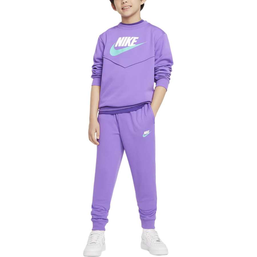 Nike Nike Sportswear Casual Sportswear Blackberry Color/white/white Teenagers