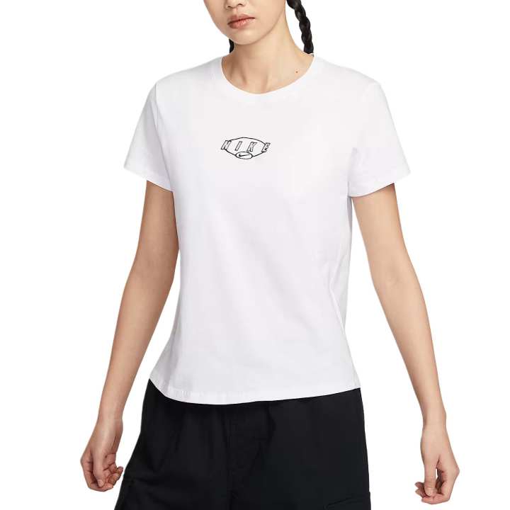 Nike Nike Sportswear Club SS25 T Shirt Women's White