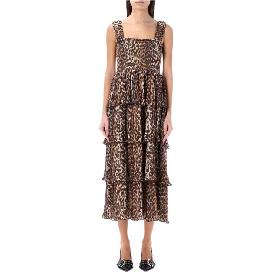 GANNI Slip Dress Women's Multicolor