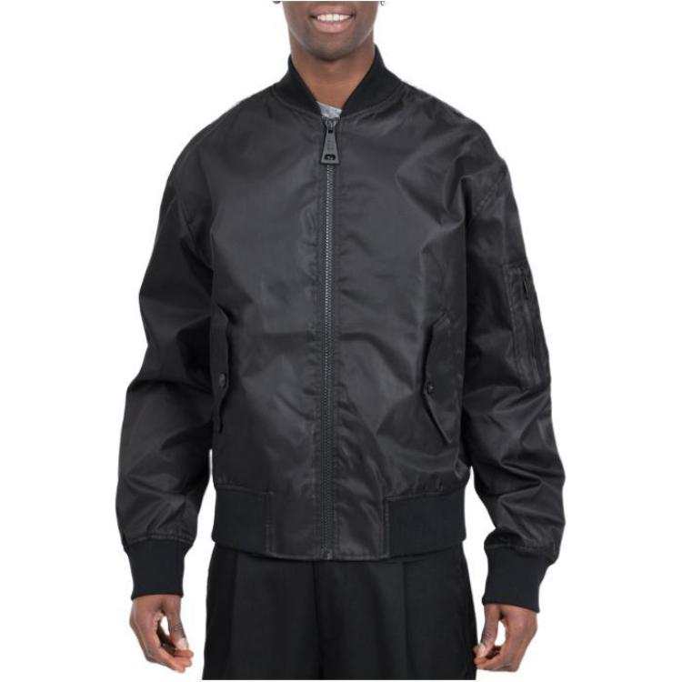 VERSACE JEANS COUTURE Baroque Printed Zipped Bomber Jacket