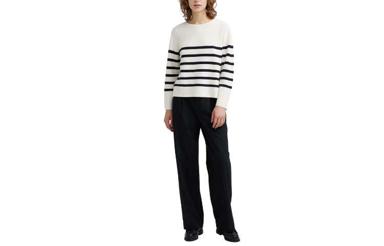 UNIQLO Knitwear Women's Ivory Crew Neck Moderate