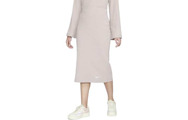 Nike Nike Casual Long Skirts Women's White Moderate Mid Length Bodycon Skirt