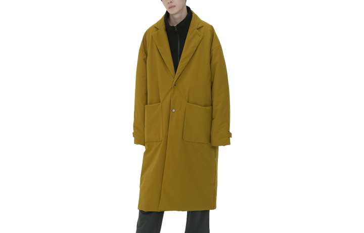 New Balance New Balance Coats Men's Yellow Lapel Moderate