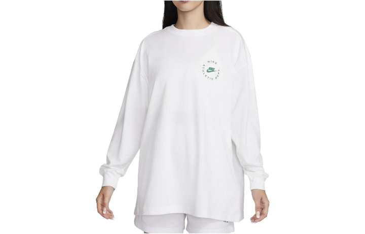 Nike Nike T Shirts Women's White Crew Neck Moderate Other