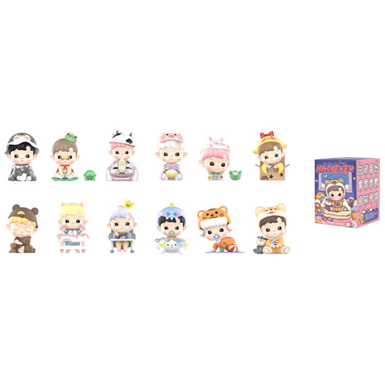 POP MART POP MART HACIPUPU Pop Mart Mystery Boxes Single Mystery Box/Whole Box 12 Pcs