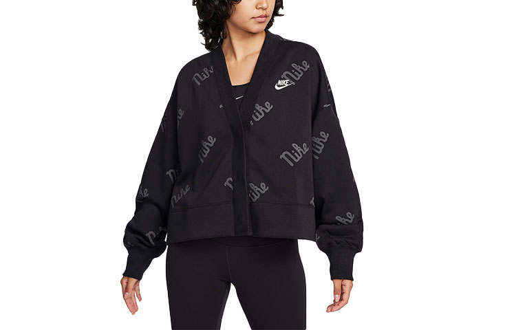 Nike Nike Sportswear Phoenix Fleece Knitwear Women's Black