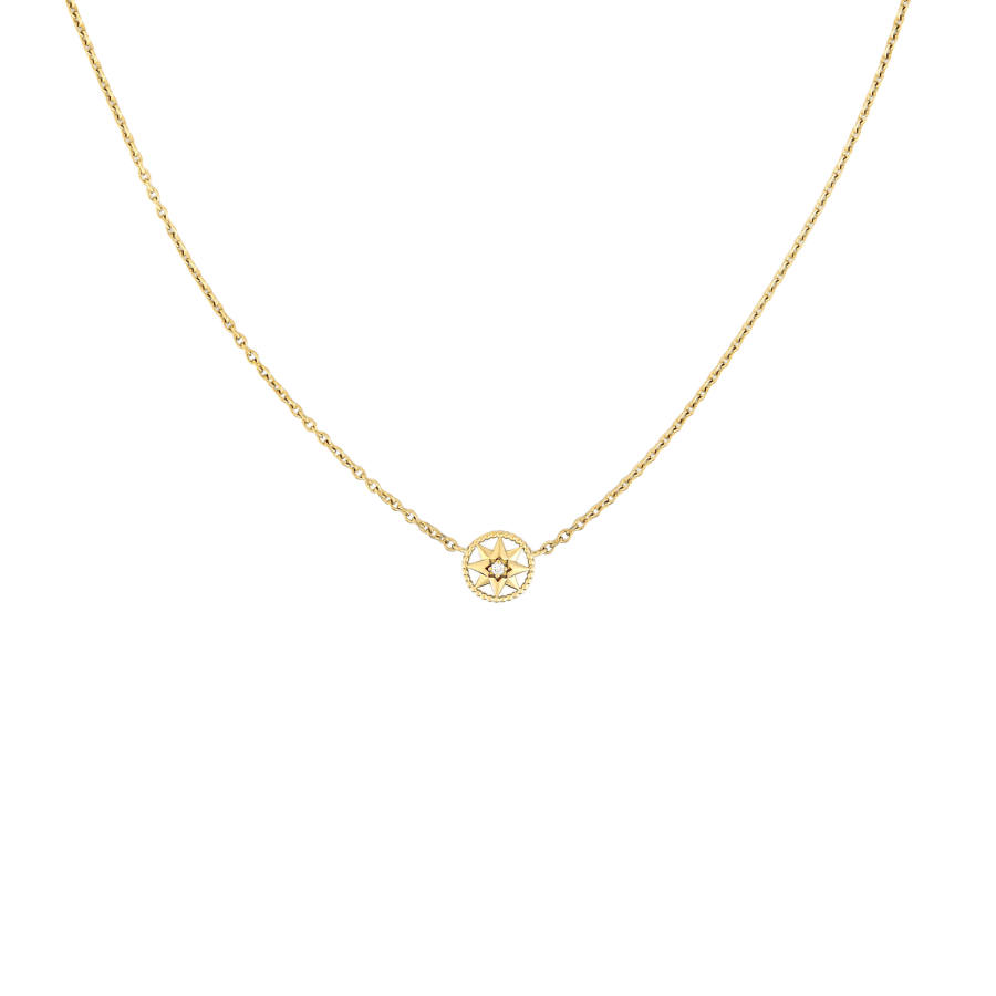 DIOR Rose Des Vents Diamond Necklaces Women's