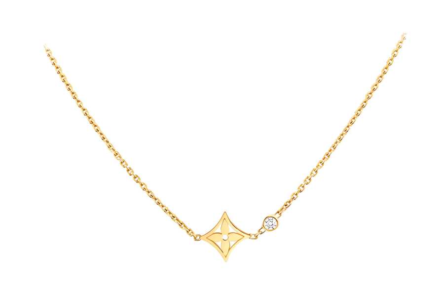 LOUIS VUITTON Idylle Blossom Pendant Yellow Gold And Diamond