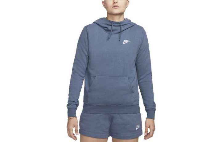 Nike Nike Sweatshirts Women's Diffused Blue Hooded Moderate Regular