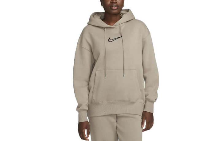 Nike Nike Sweatshirts Women's Khaki Hooded Thickened Regular