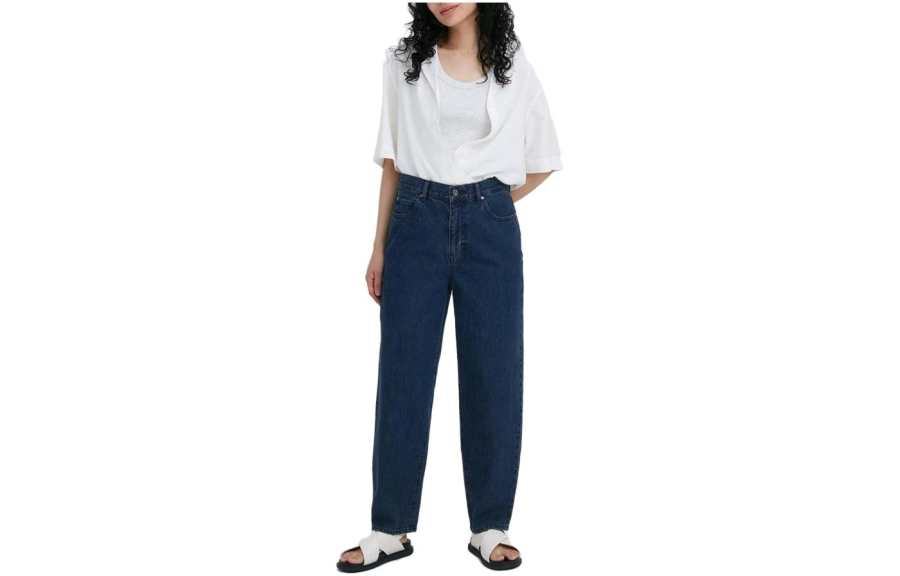UNIQLO Jeans Women's Dark Blue Moderate Other