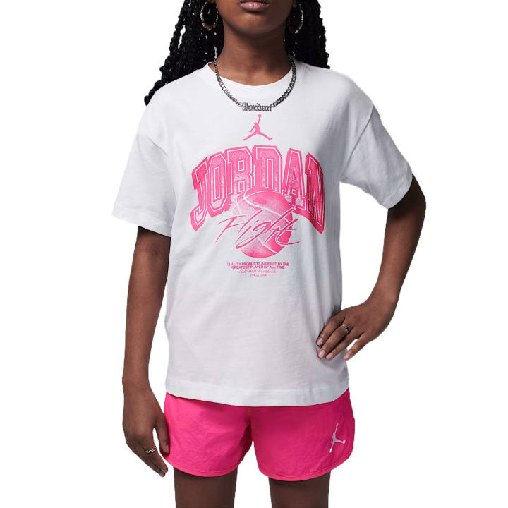 Jordan Jordan Flight Team T Shirt White Teenagers
