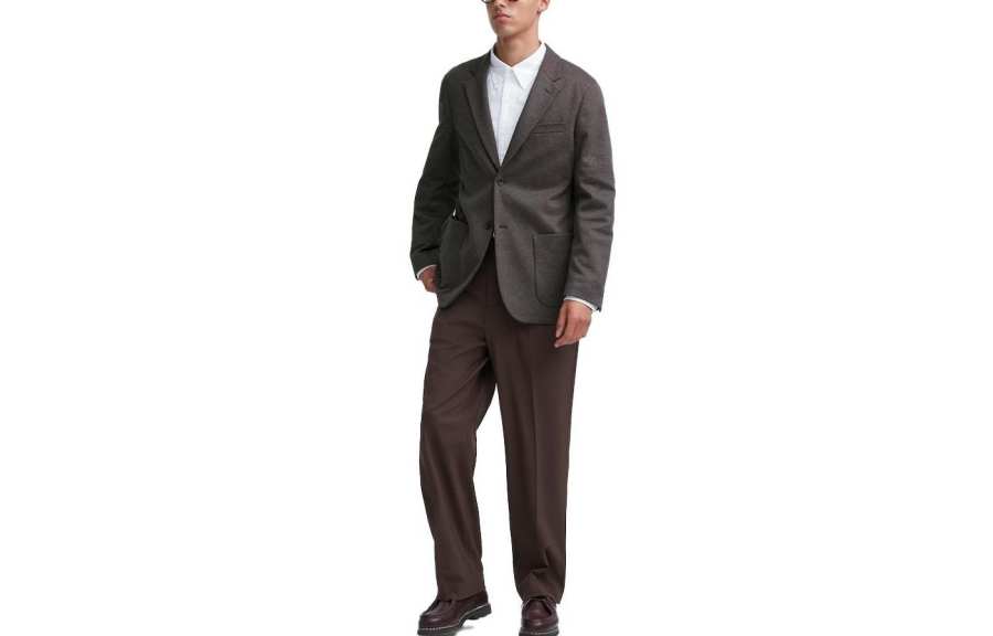 UNIQLO Business Suit Men's Lead Gray