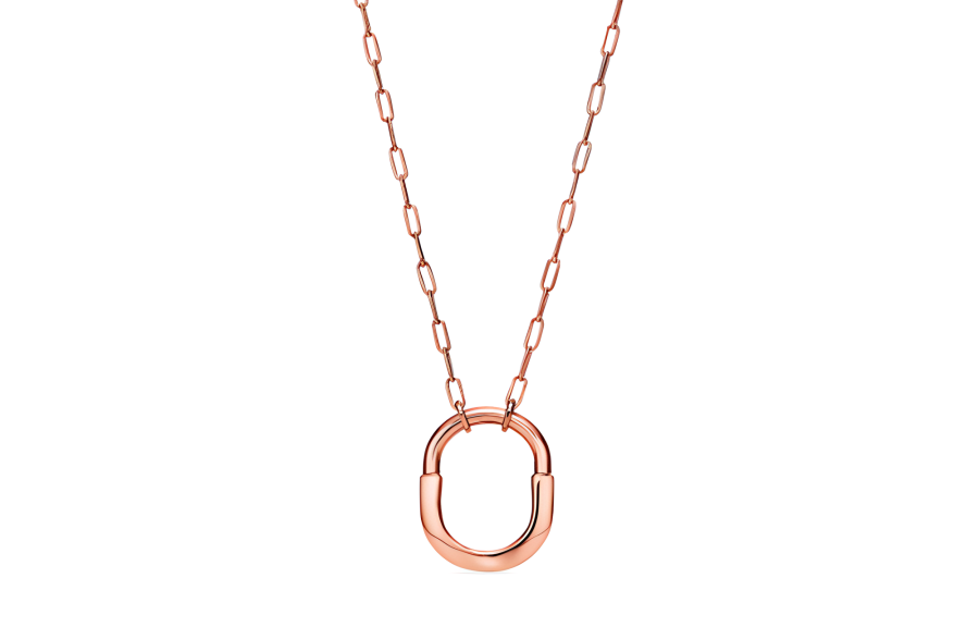 TIFFANY & CO. 18K Rose Gold Necklaces Women's Rose Gold