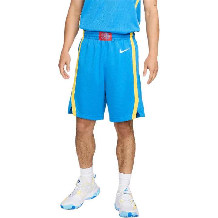 Nike Nike SS24 Basketball Shorts Men's Blue Yellow