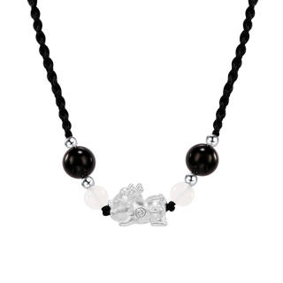 ZOKS White Jade Bodhi Necklaces Women's