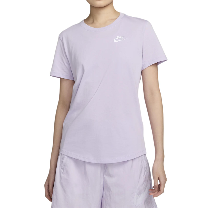 Nike Nike Club T Shirt Women's Purple Mist/White