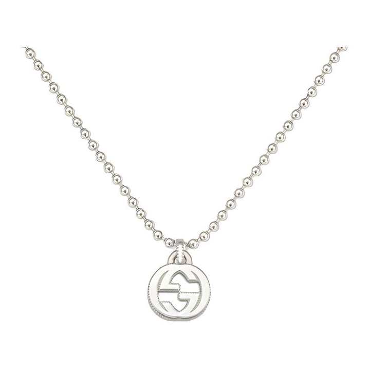 GUCCI GUCCI Interlocking G Necklace In Silver