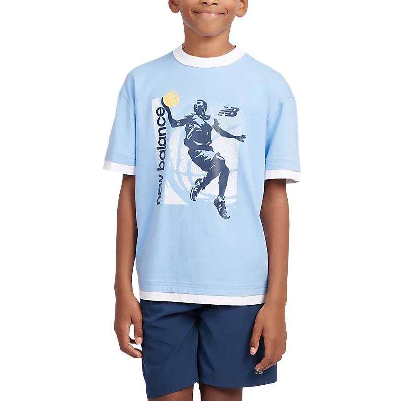 New Balance New Balance T Shirt Blue Teenagers