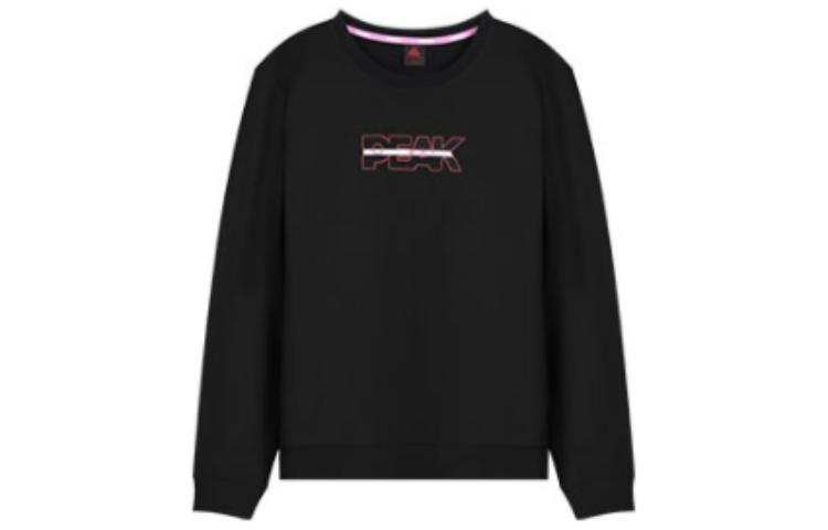 PEAK Sweatshirts Women's Black Crew Neck Moderate
