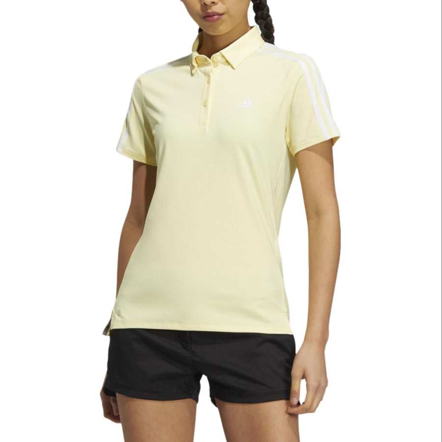 Adidas Adidas Polo Shirts Women's Yellow Polo Collar Moderate Straight Fit